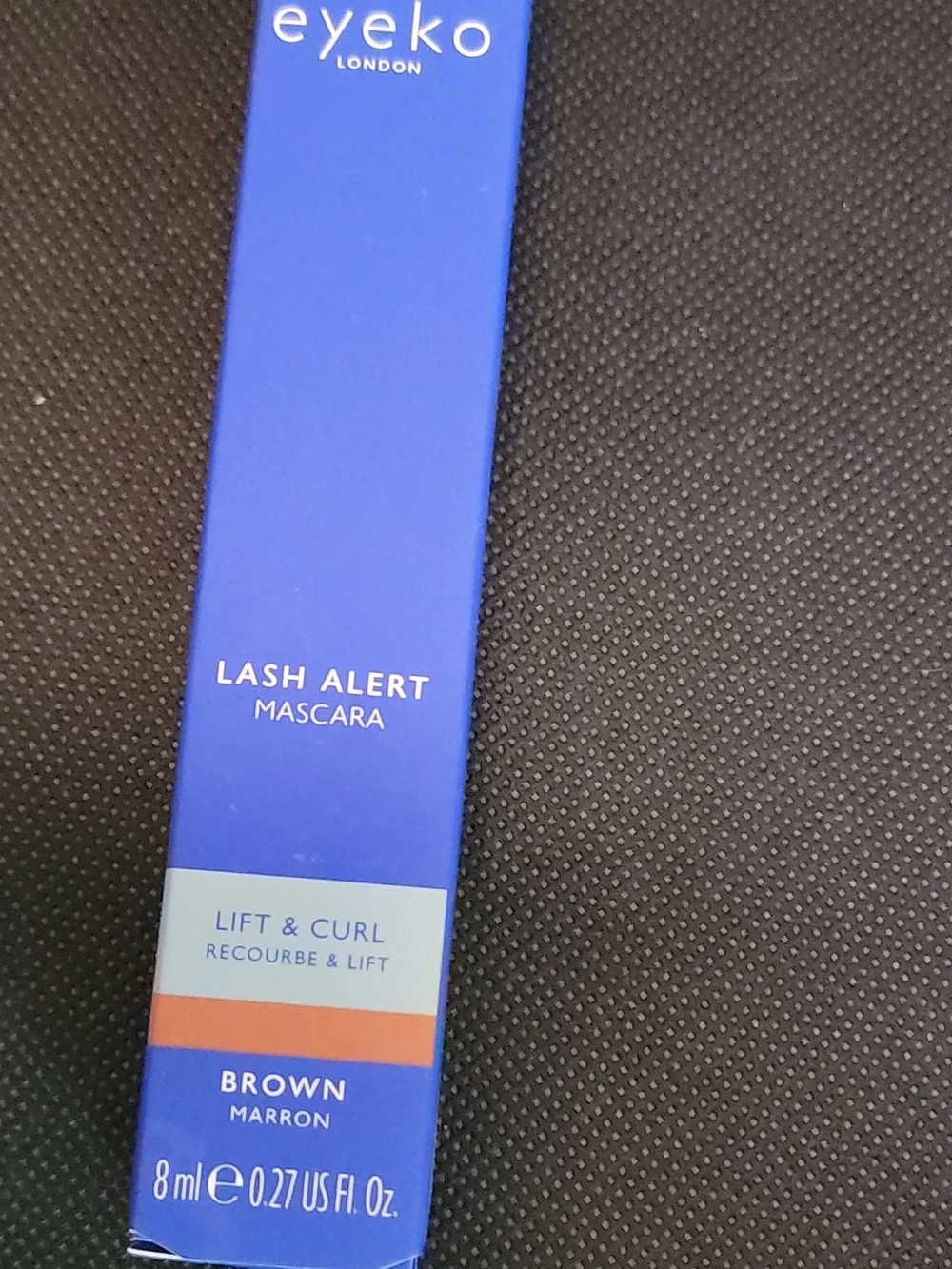 Eyeko Lash Alert Mascara — Blue Packaging, Brown Shade